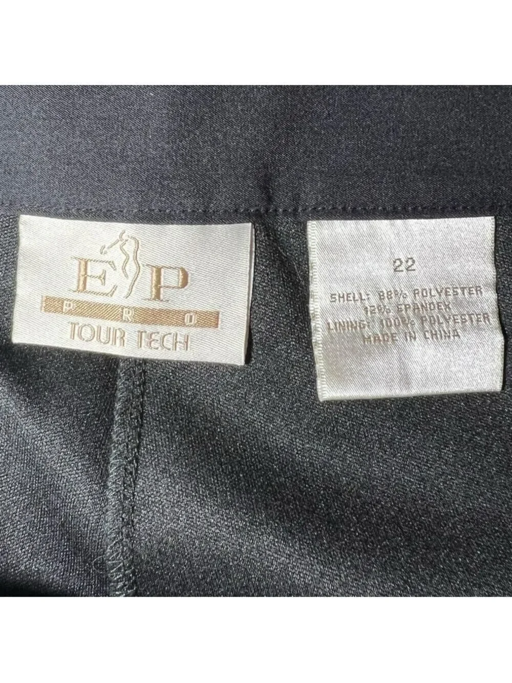 EP Pro Women’s Tour Tech Side Zip Golf Skort Black Size 22